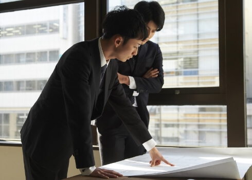 リーシングマネジメント業務の様子